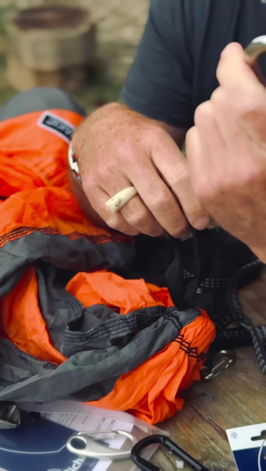 Shot of the recommended sailing carabiner.