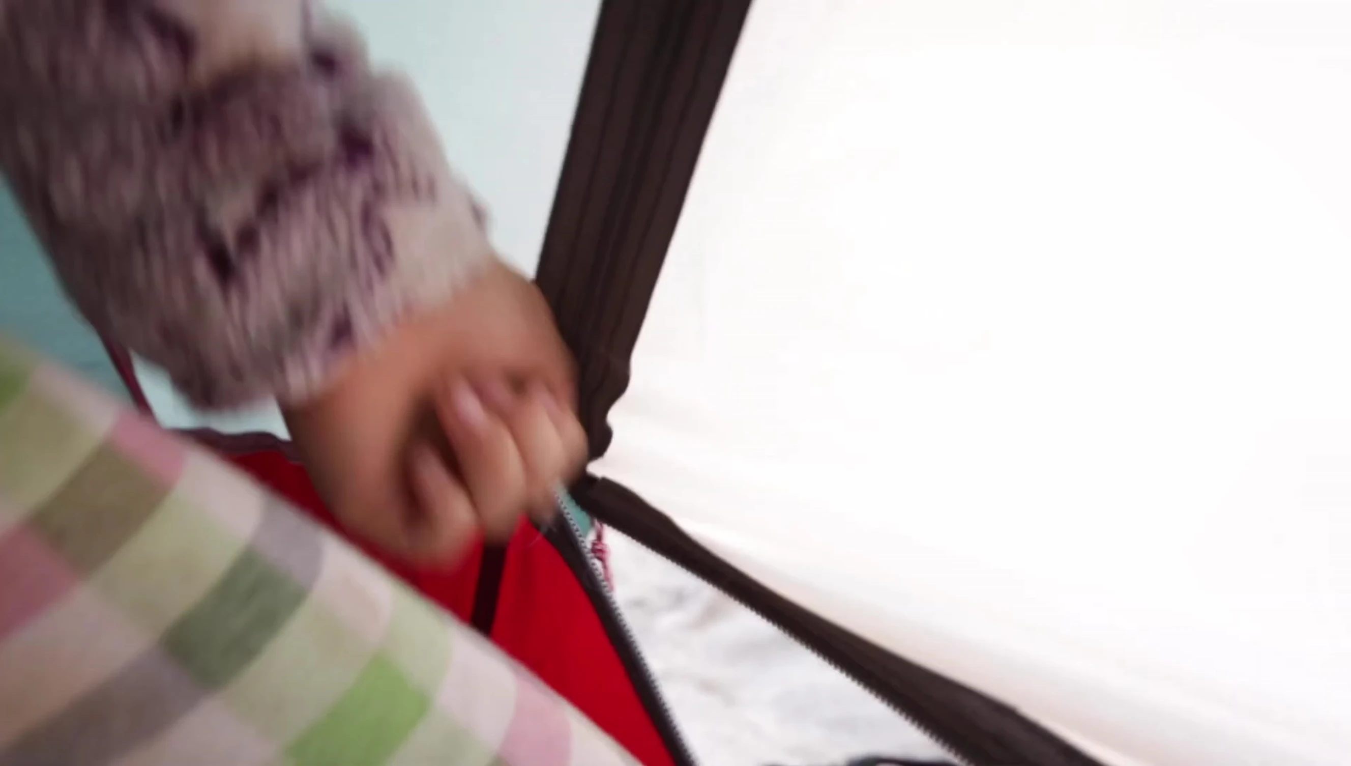 Close-up view of the Habitude 4's interior, highlighting the ceiling height and vestibule.
