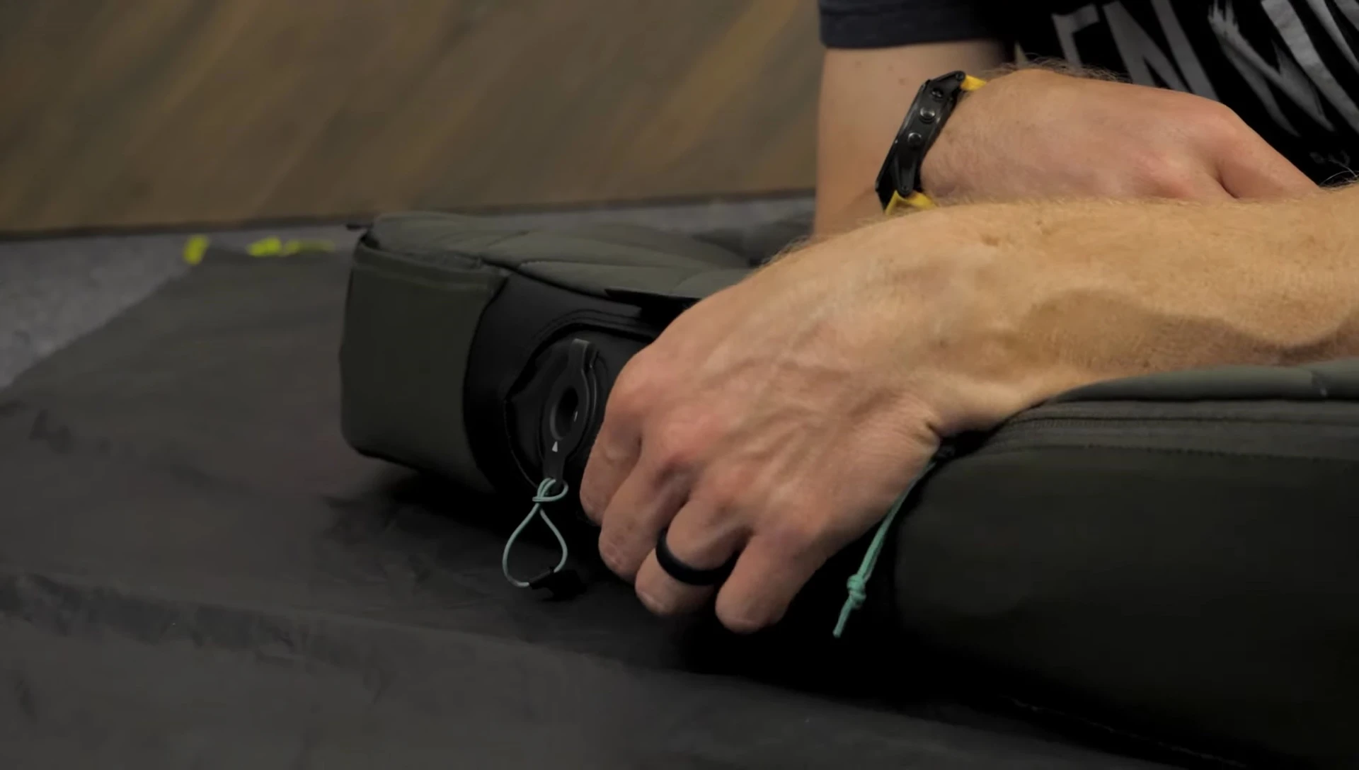 Overall shot of the pad highlighting its compact form factor