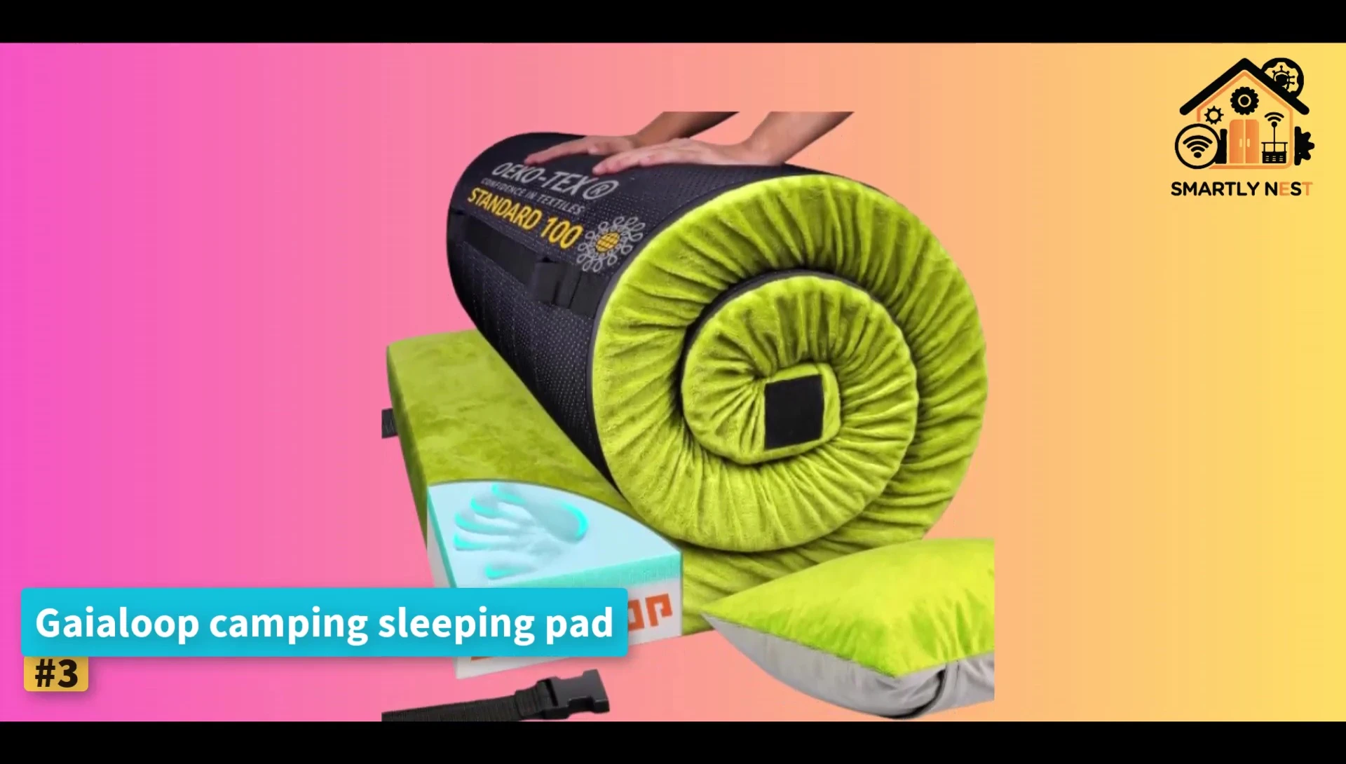 Close-up of the Gail Camping Sleeping Pad, showing its plush material.