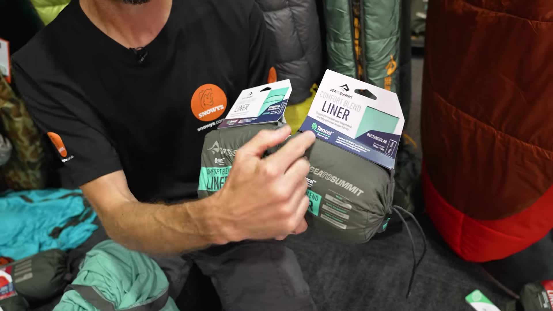 Both rectangular and pillowcase liner shown