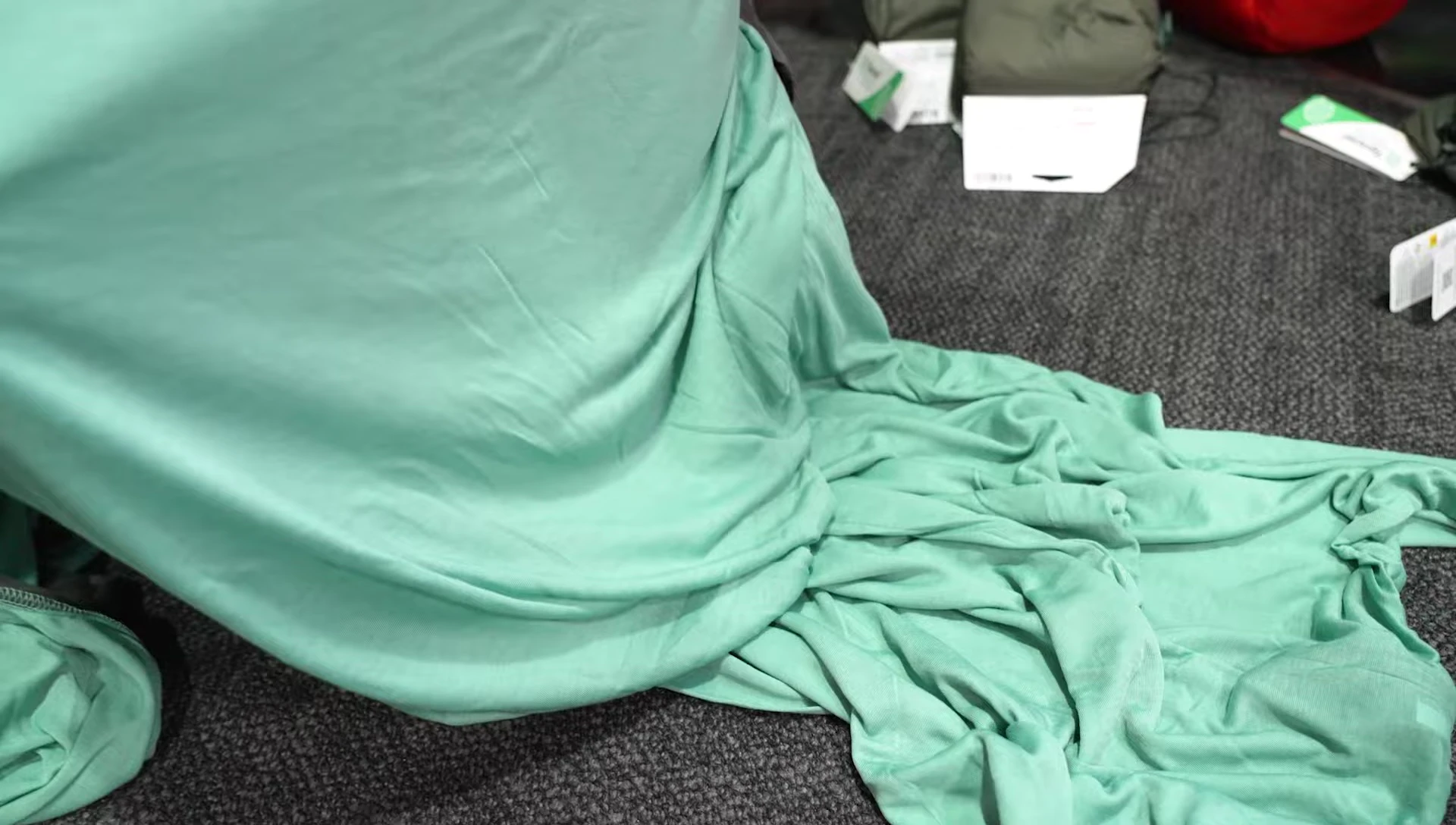 Close up of the liner's fabric