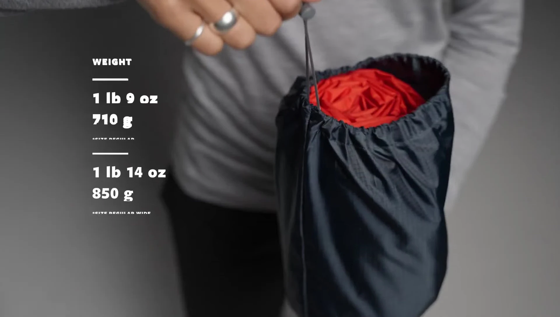 Mentioning the 30-ounce weight