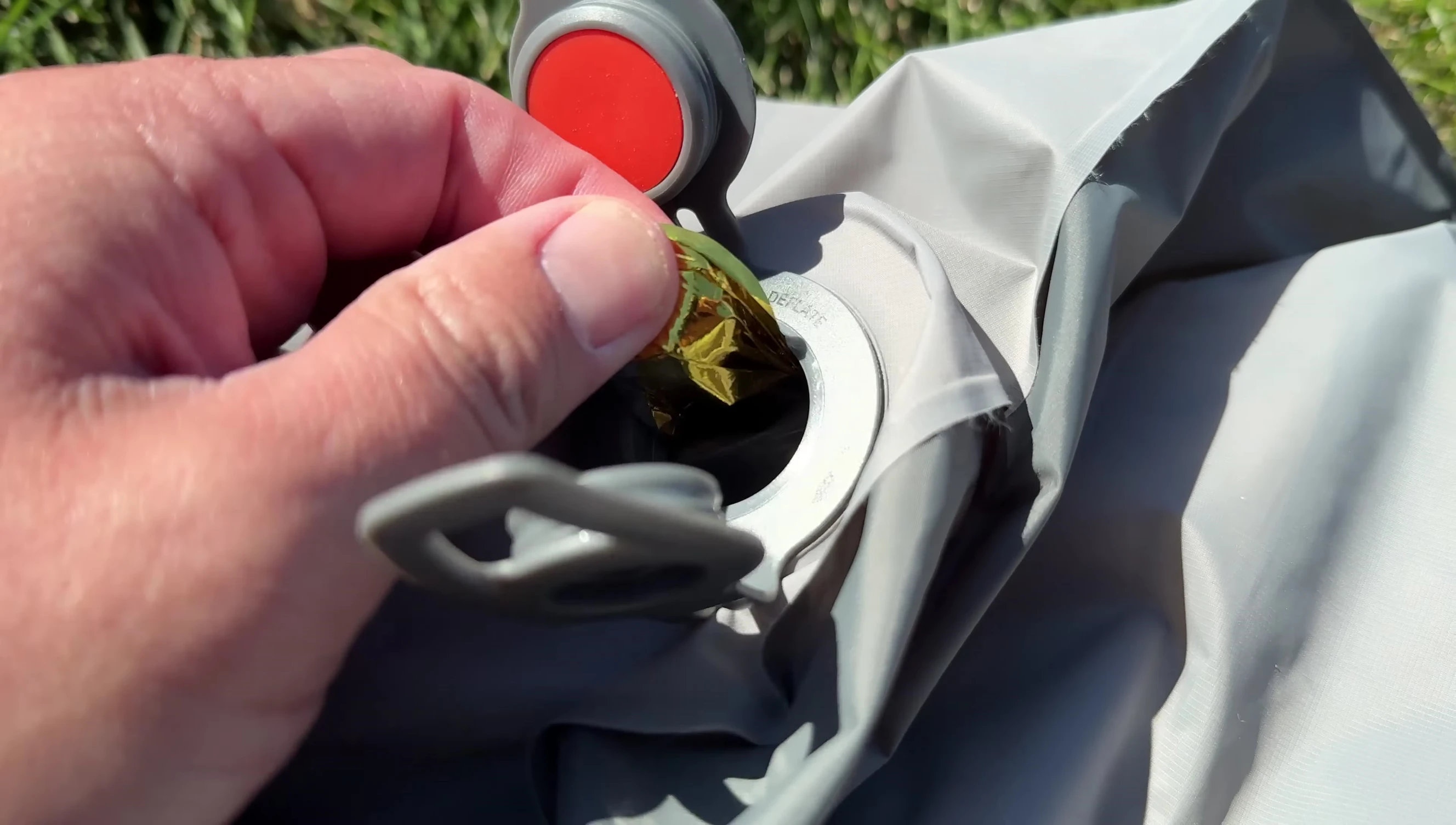 Close-up of Aex Gear Rano showing insulation