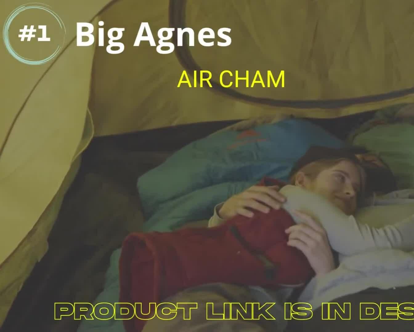Big Agnes Q Core SLX Sleep Pad shown on a display