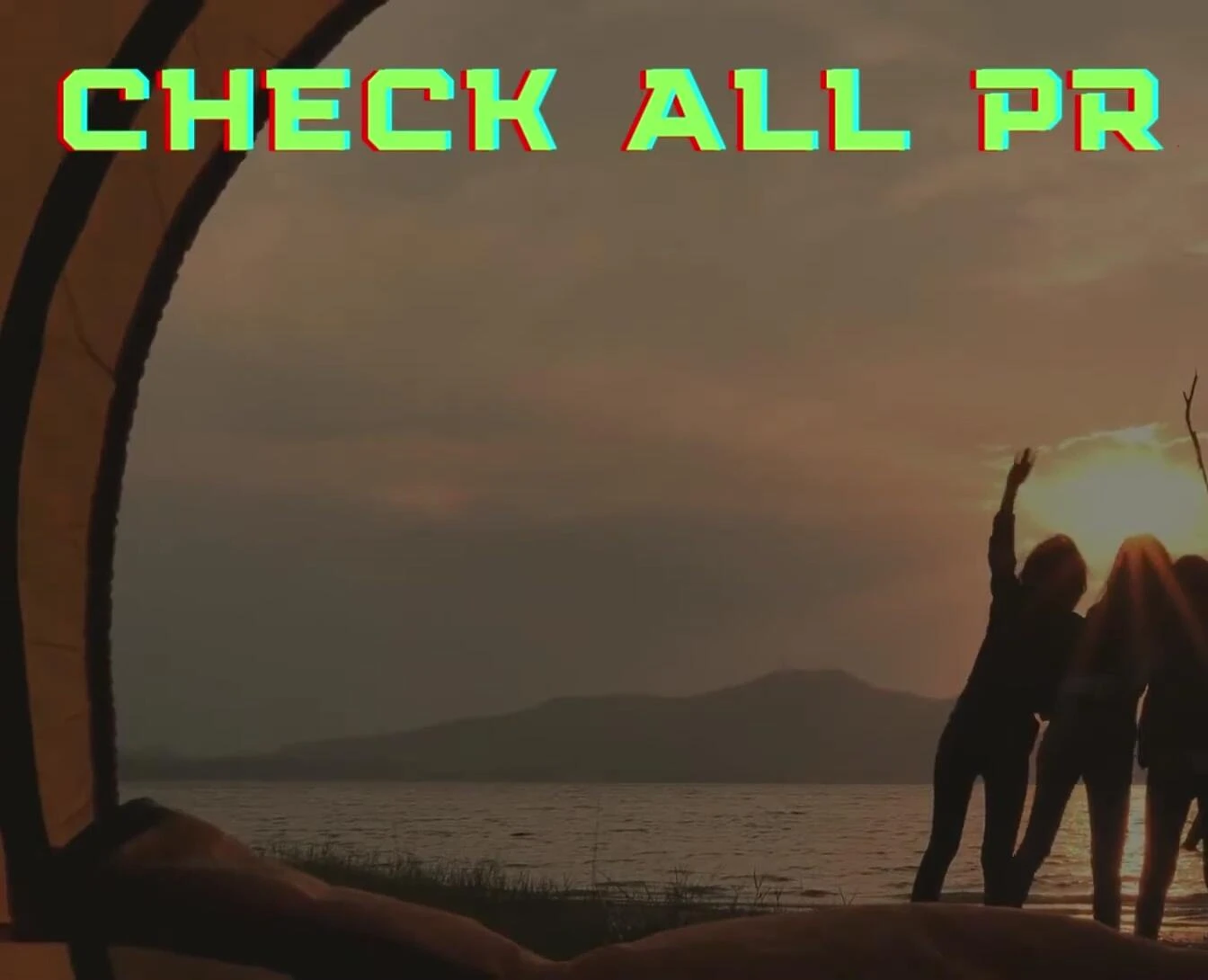 End screen with links to products