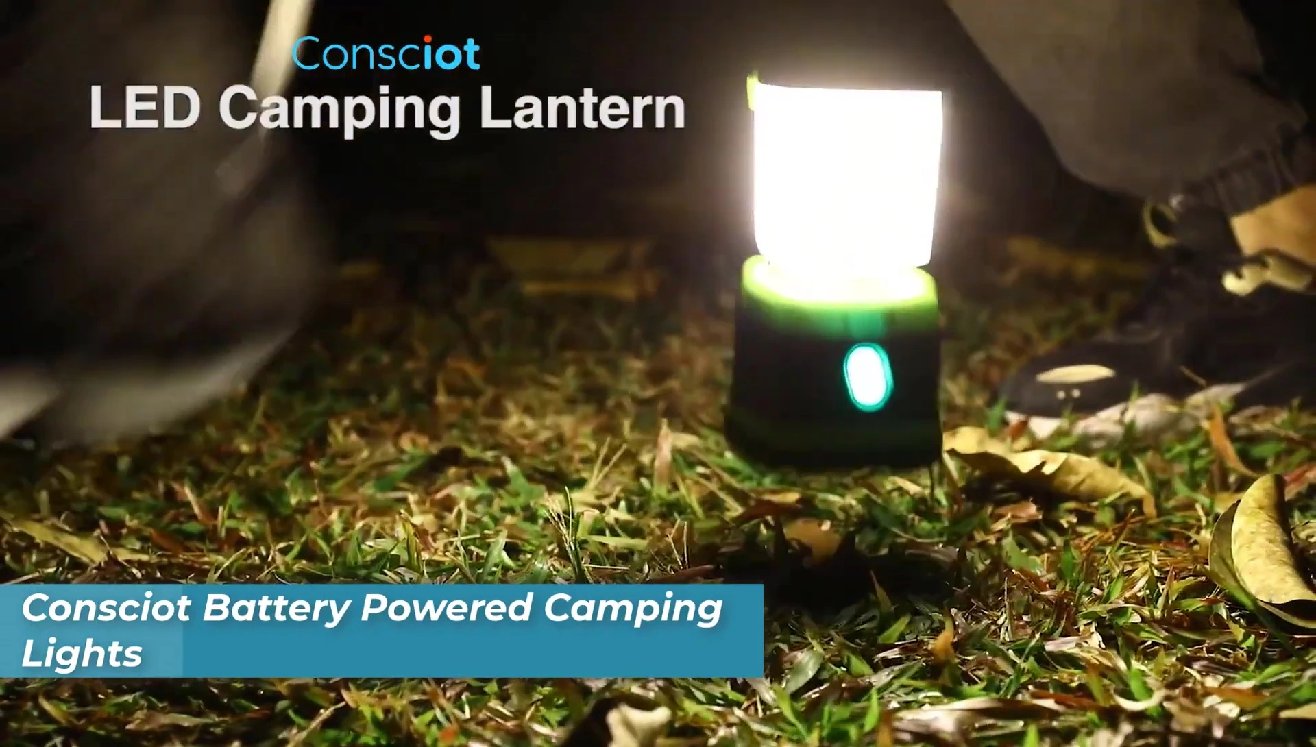 Conscious Battery Lantern showing multiple lighting modes