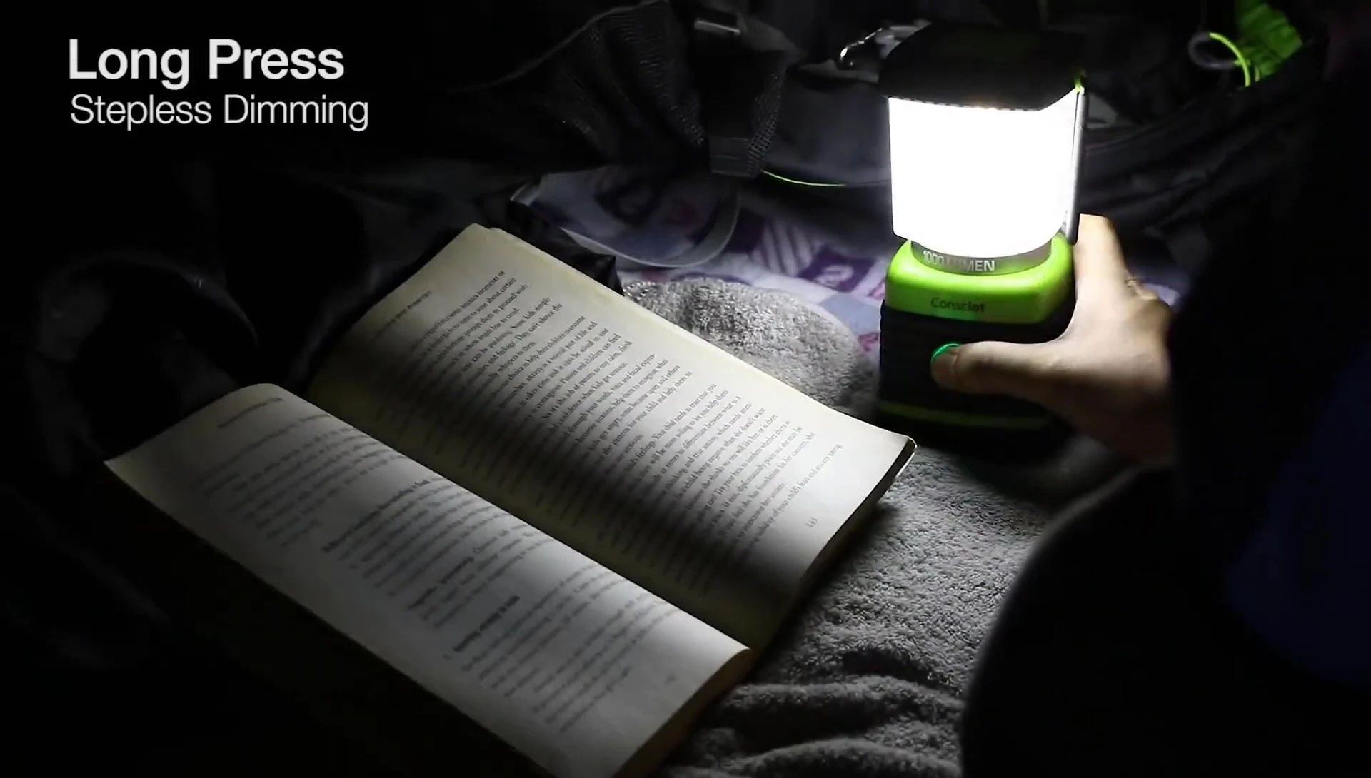 Highlighting the lantern's energy efficiency