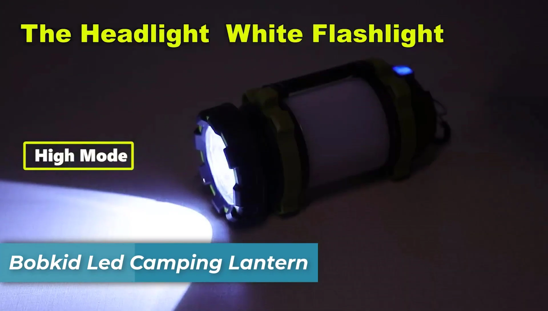 Bob Kid Lantern showcasing various lighting modes
