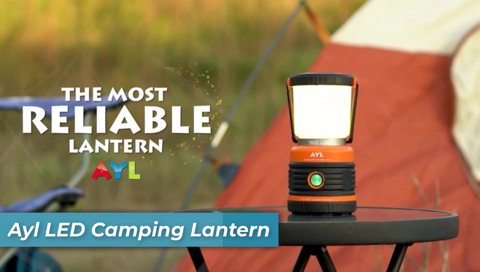 AL-LED Lantern showing its brightness and multiple modes