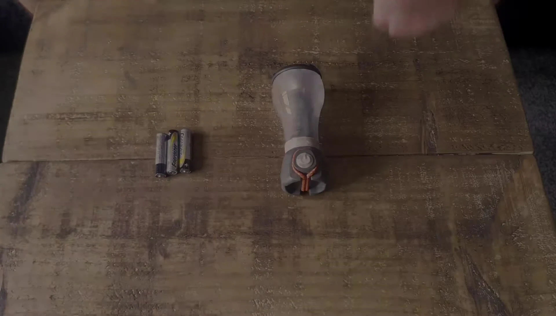 Unboxing the UCO ALKI Lantern, showcasing its compact size.