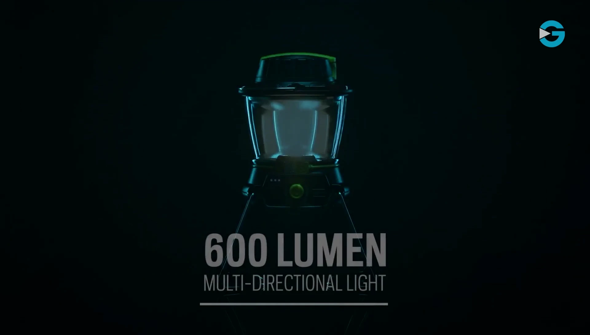 Close-up of the Goal Zero Lighthouse 600 Lantern's adjustable LED light