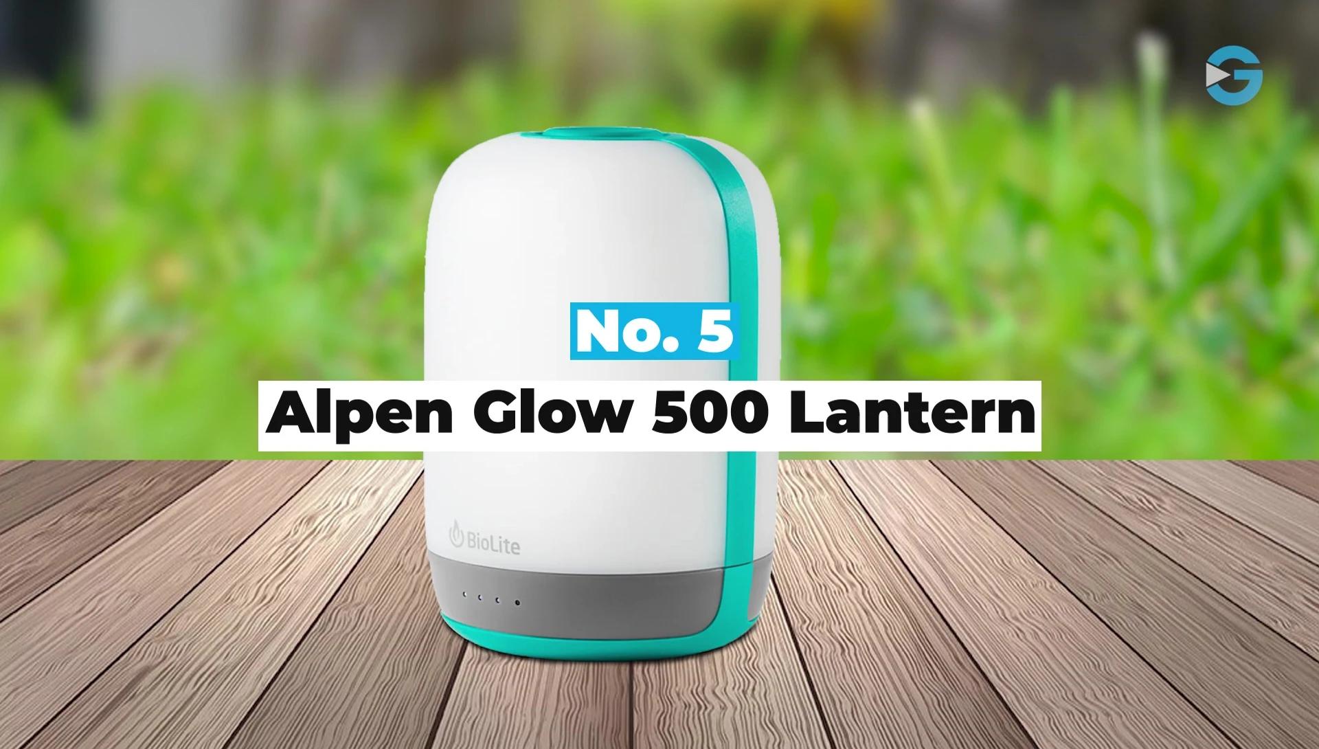 Alpenglow 500 Lantern showcasing its compact design