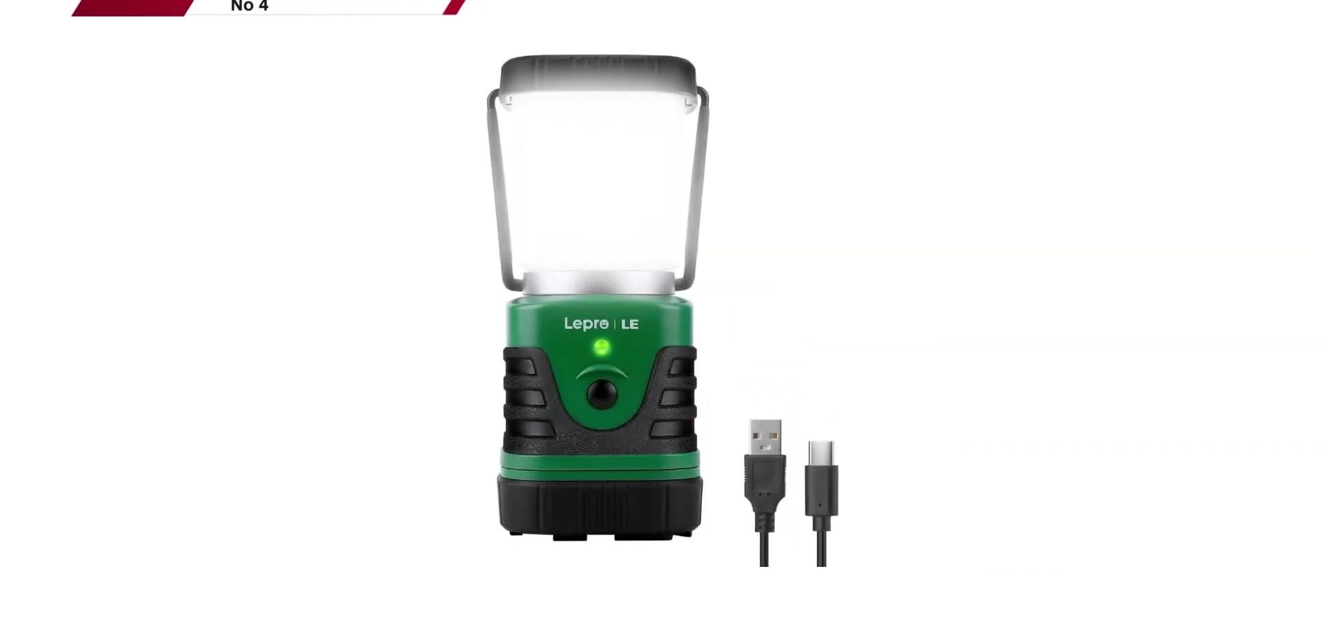 Lighting Ever 1000 LM Lantern in a camping environment