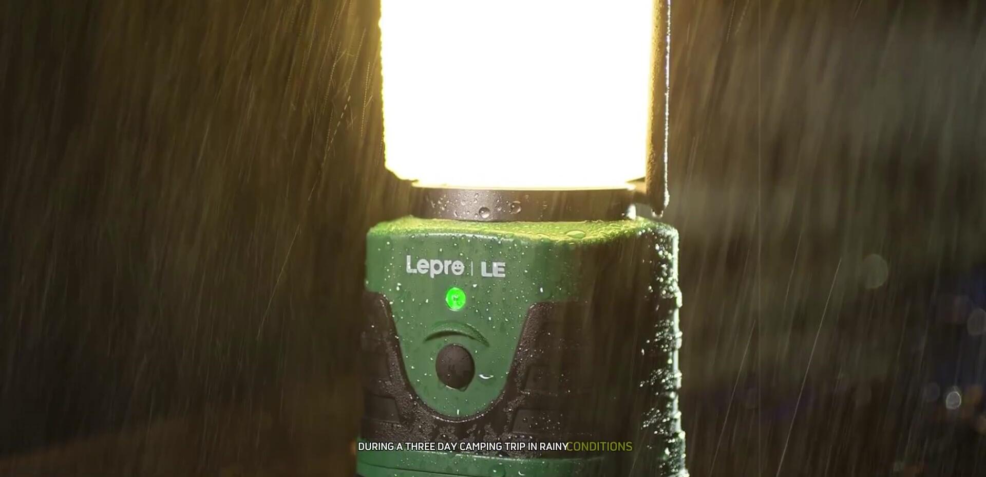 The Lantern in the rain
