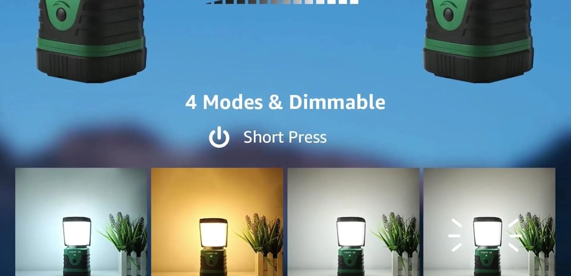 Showcase of the various lighting modes