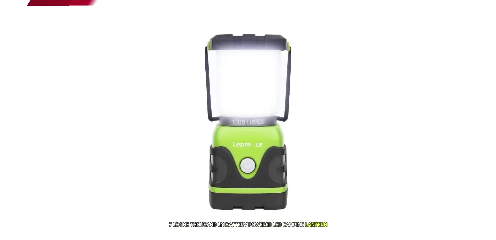 Le 1000 LM lantern in use