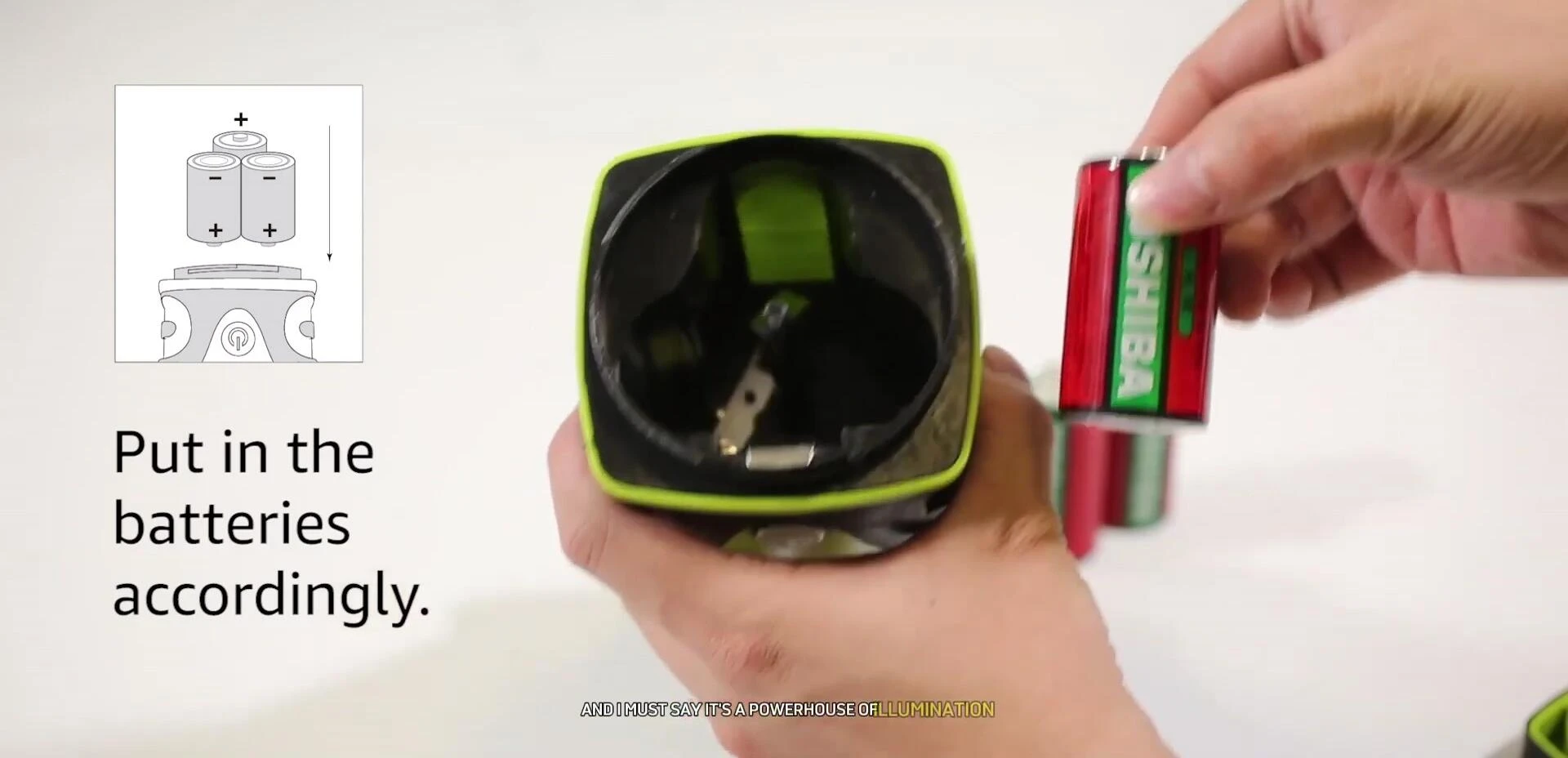 Close-up of the Le 1000 LM lantern's brightness