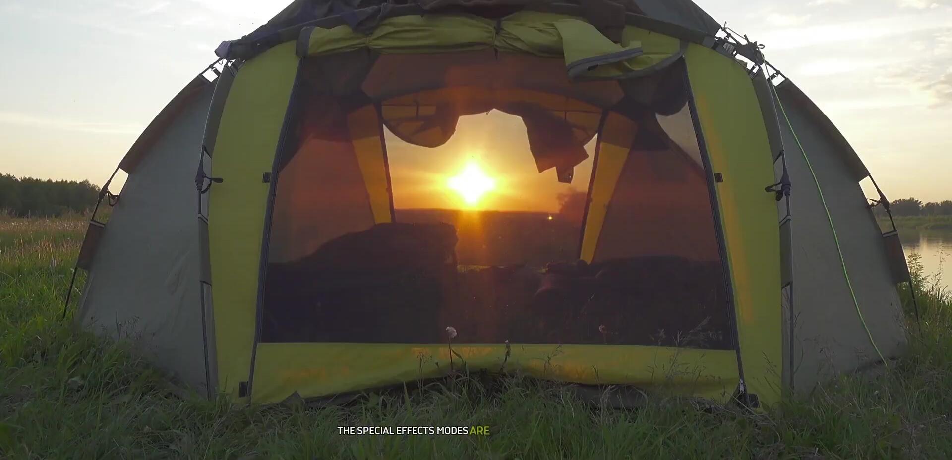 AlpenGlow's candlelight flicker mode
