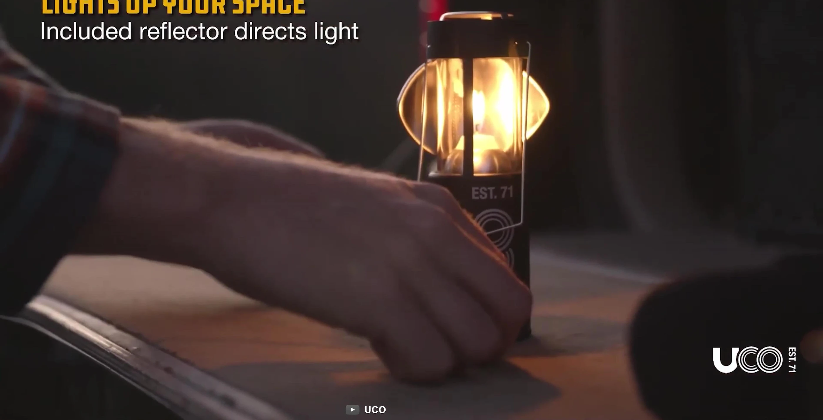 Highlighting the reflector and neoprene cocoon