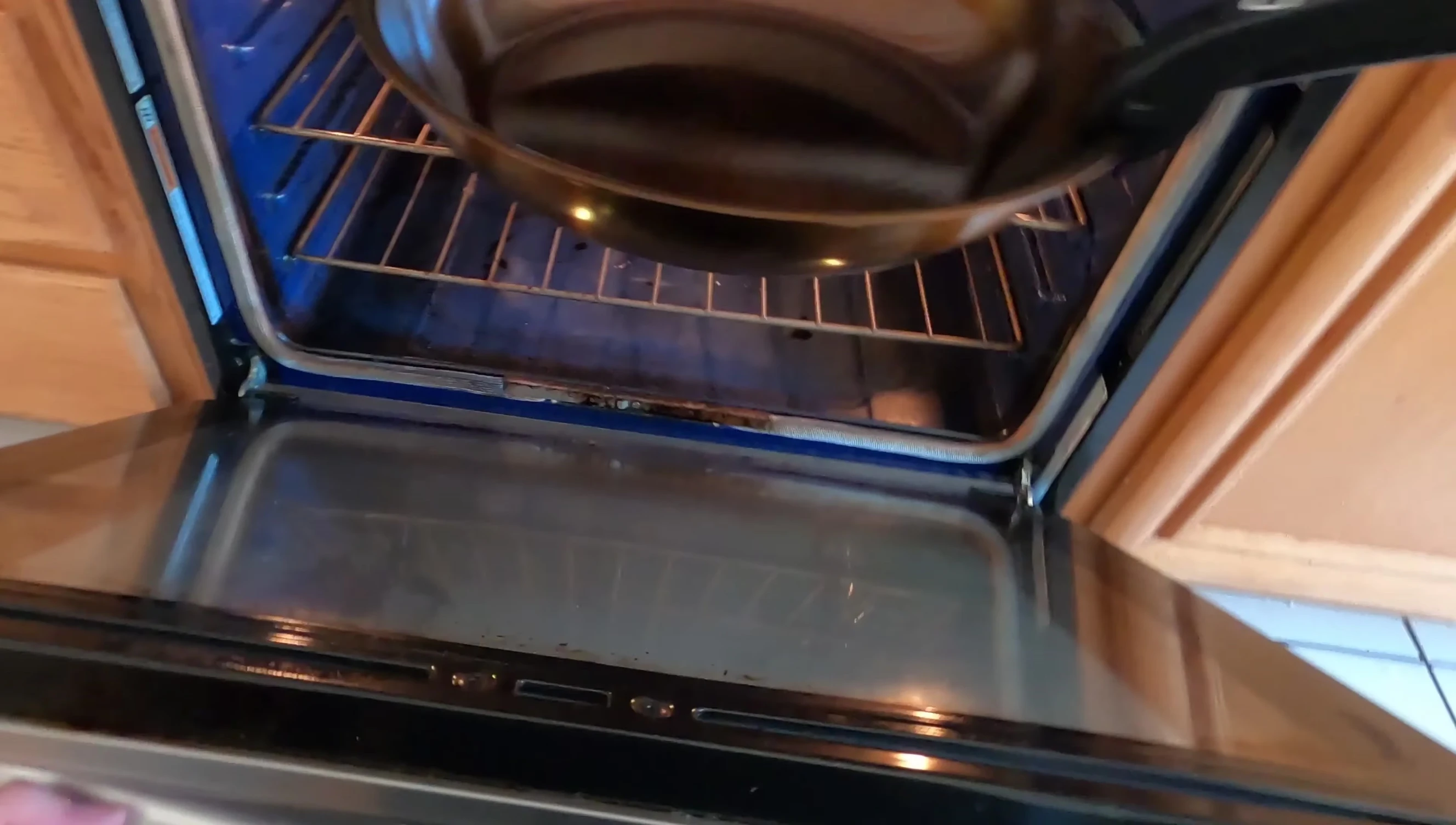 The perfectly seasoned pan.