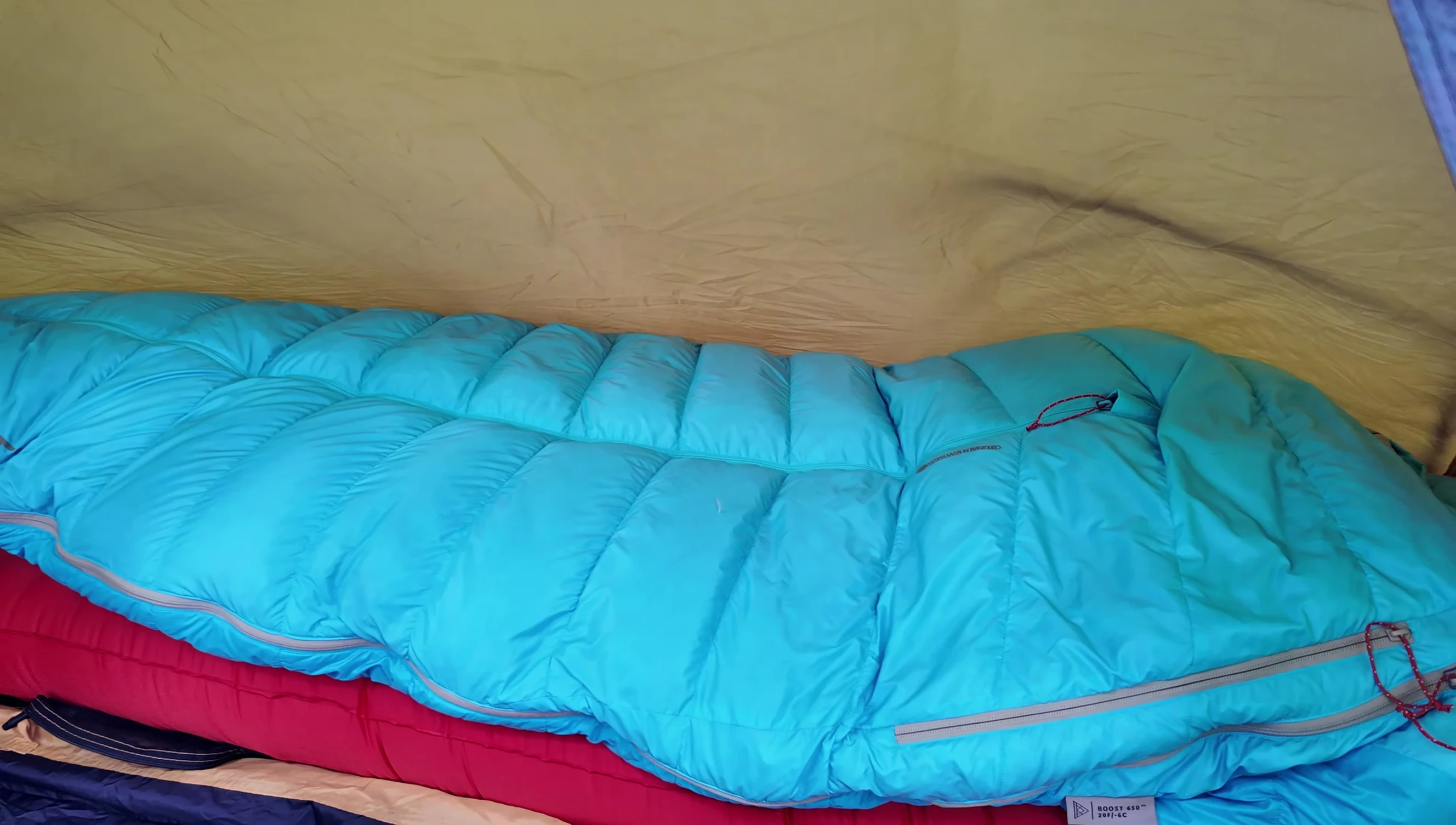 Close up showcasing the interior pocket.