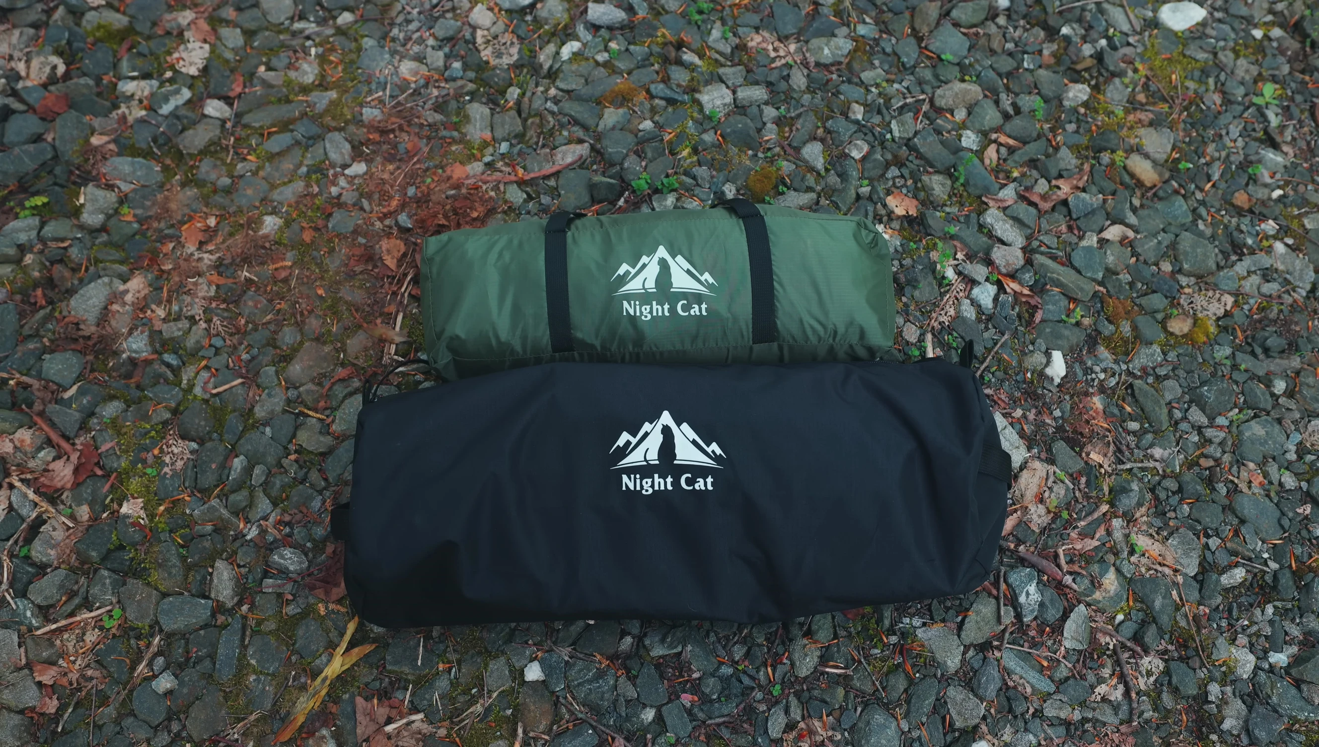 Close-up of the Night Cat Cot Tent package