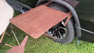 DIY Tyre Table Review: A Simple, Sturdy Camping Solution for Campervans