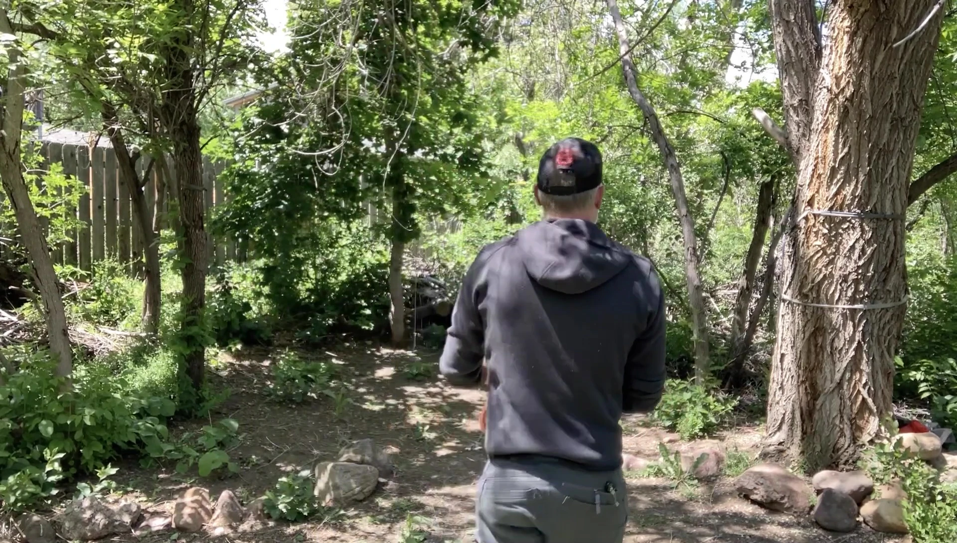 The Haven XL tent components laid out for setup