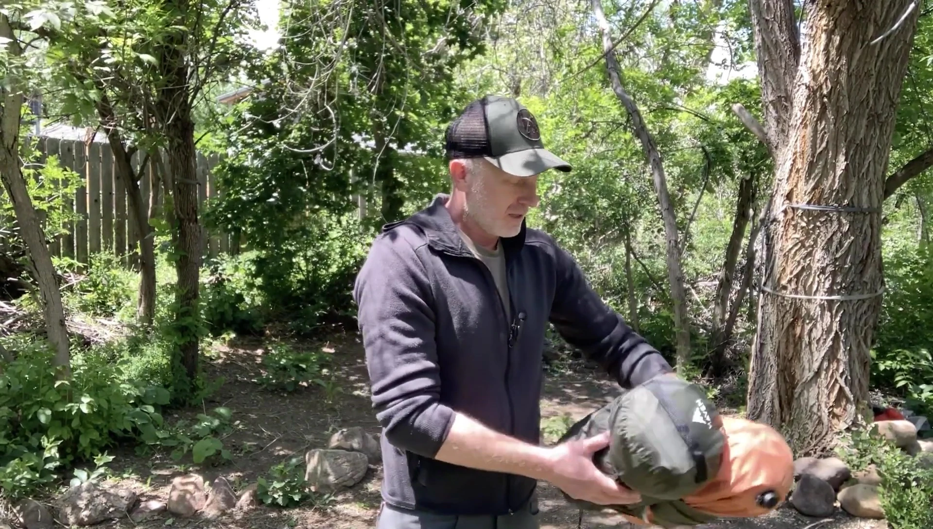 Close-up of the Haven XL tent specifications, highlighting weight