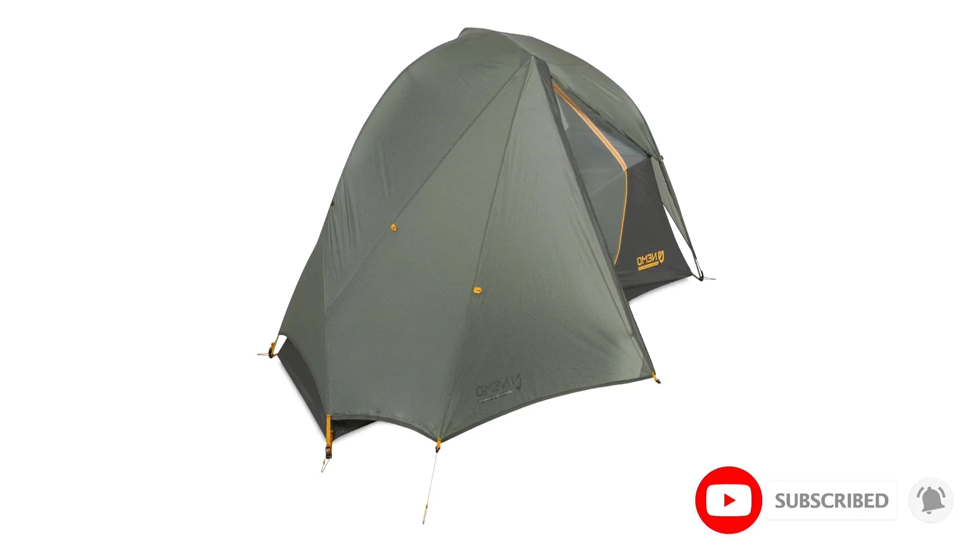 The compact packed size of the Nemo Dragonfly tent