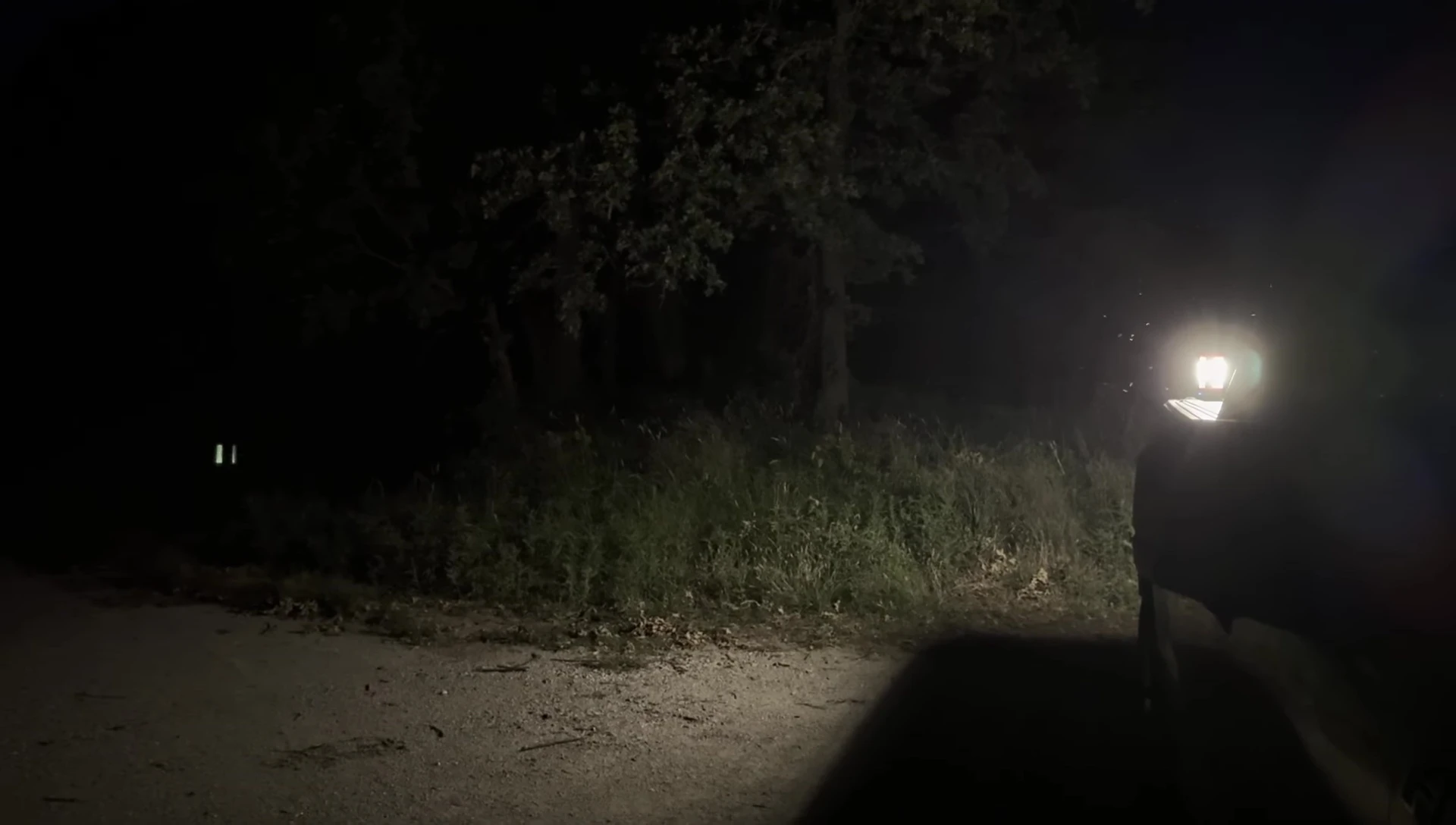 The OGERY Z10 illuminating a scene at LBJ Grasslands