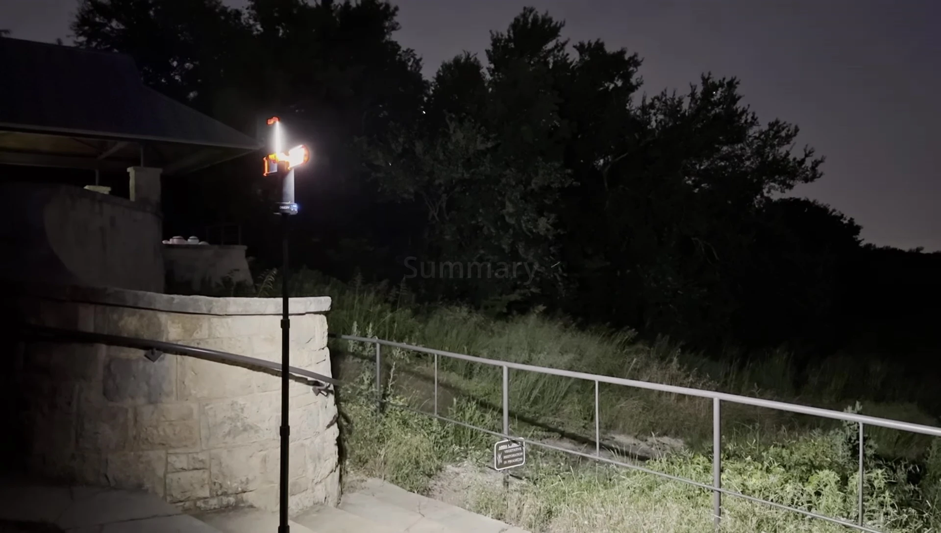 Final shot at Arbor Hills Nature Preserve, summarizing the review