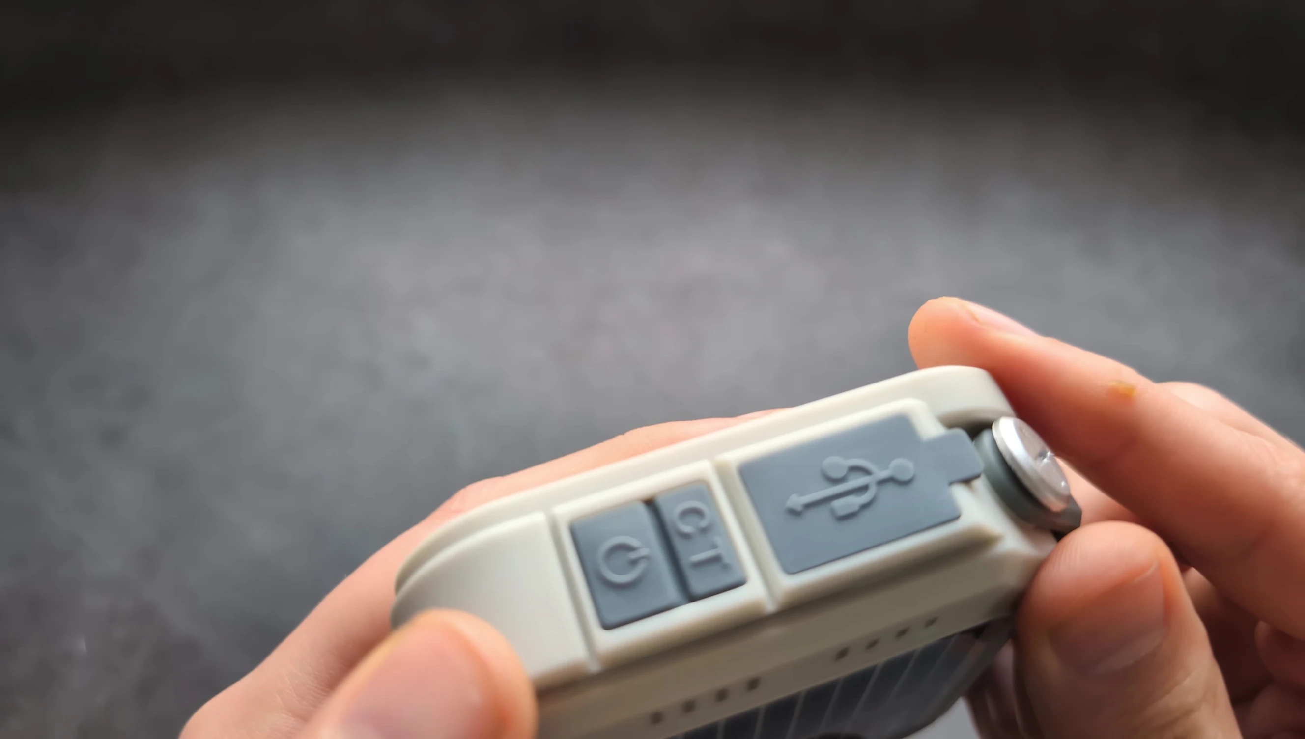 Close up showing the sealed construction