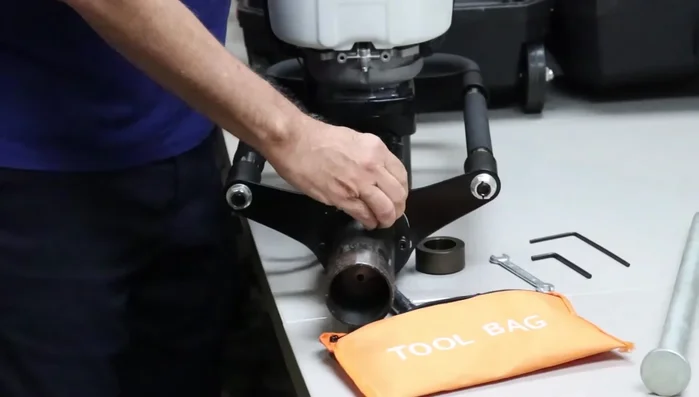 General Tightening: Regularly inspect and tighten all Phillips head screws and other fasteners on the unit, particularly those on the throttle and casing.