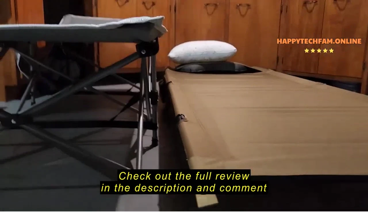 Height comparison between the two cots