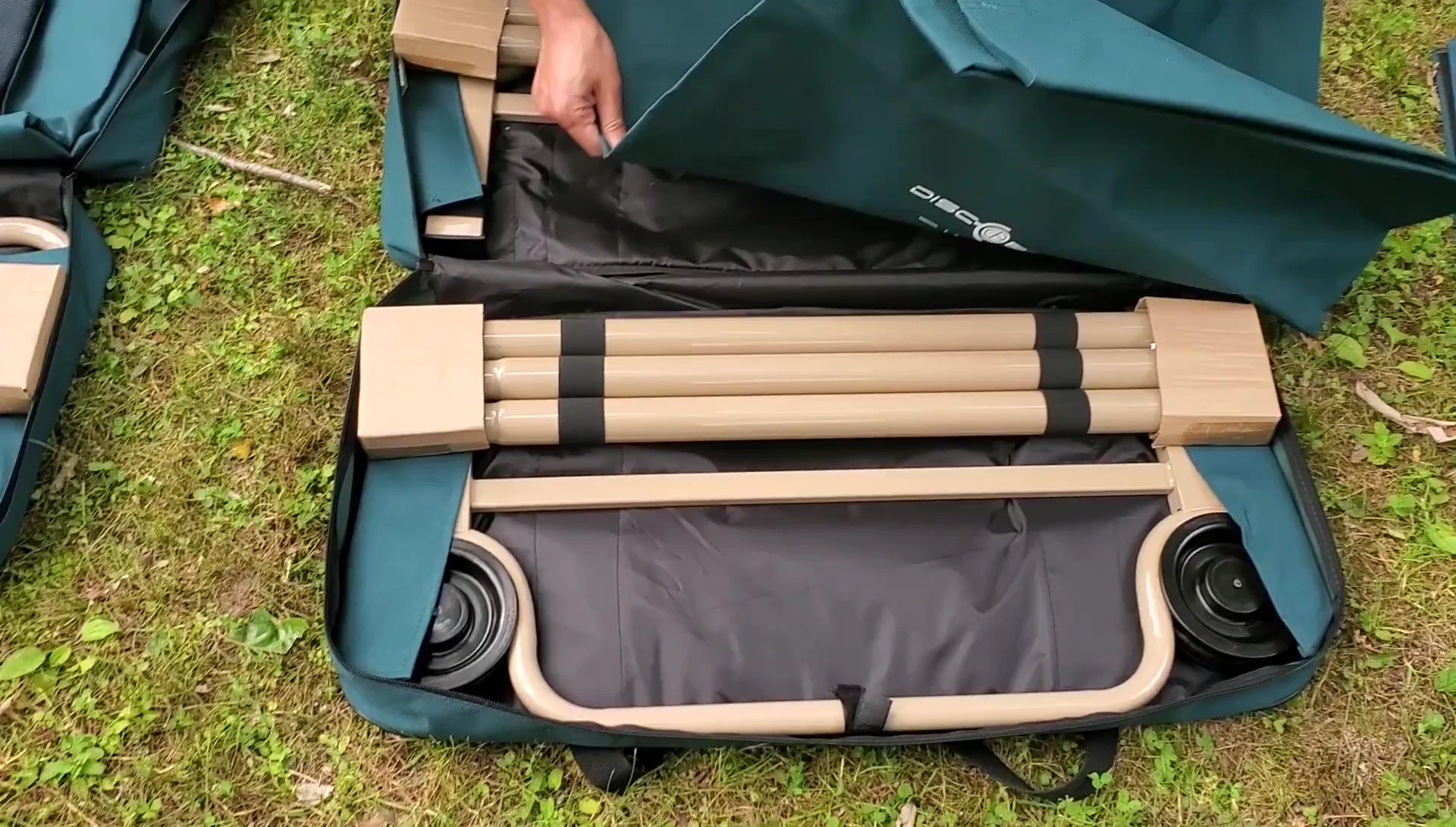 Beginning the assembly process of the upper bed.