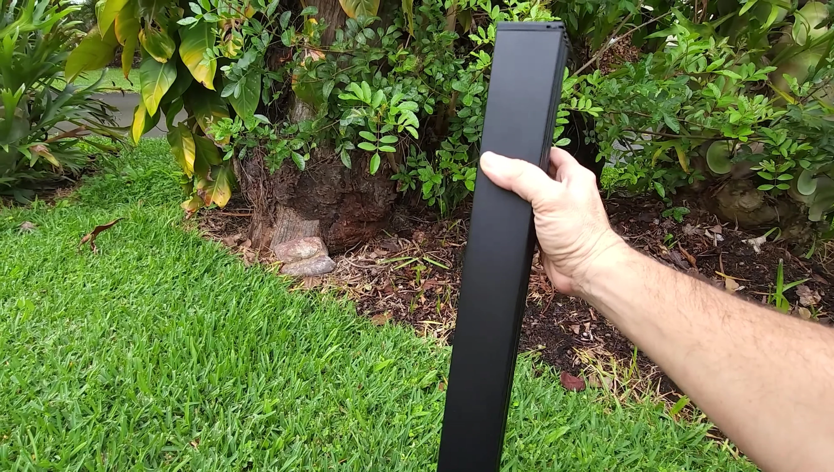 Close-up of the PACOONE camp table components in their packaging