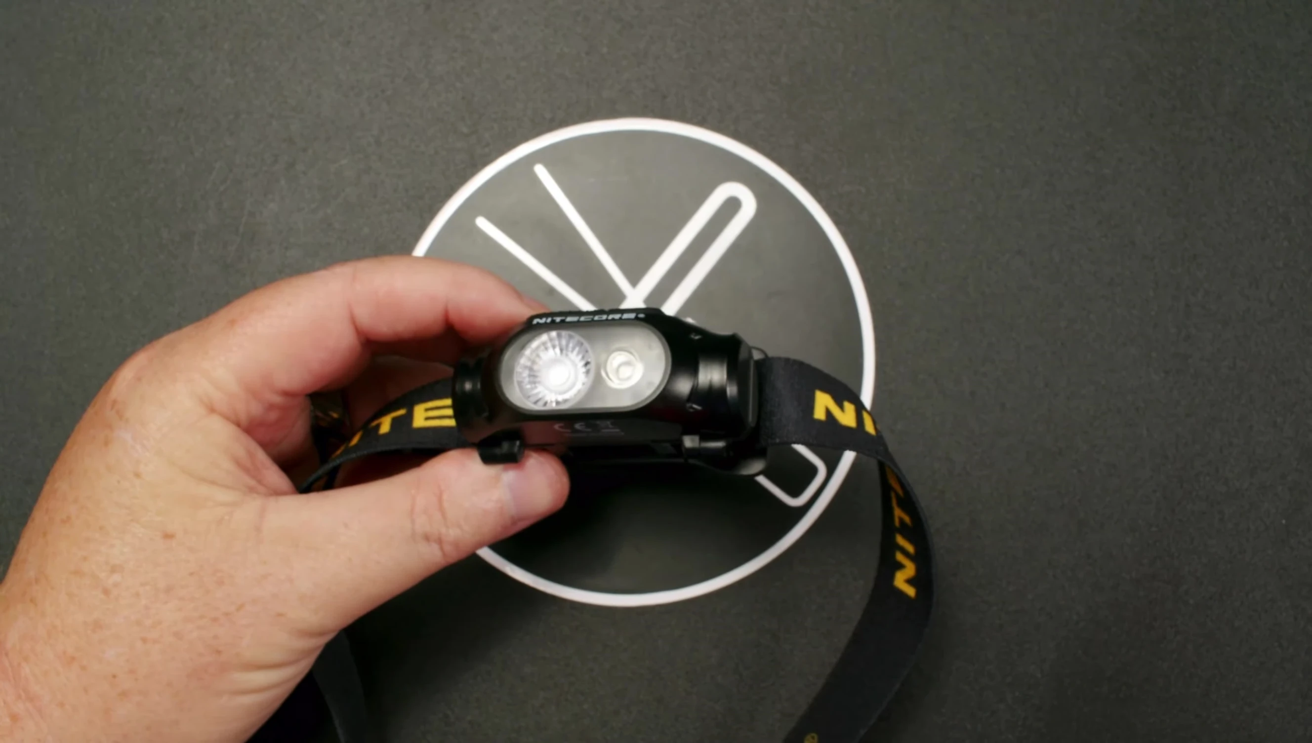 Headlamp showing physical attributes