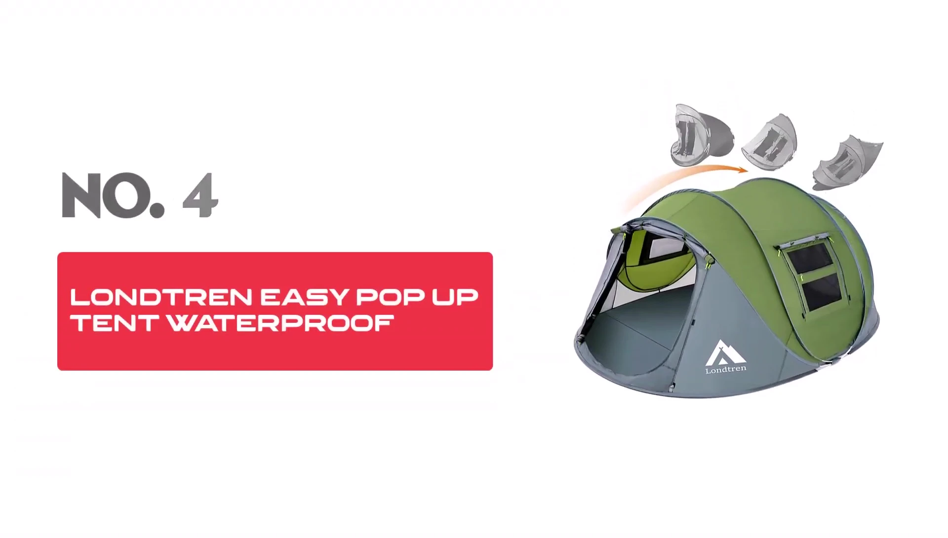 Laen Easy Pop-Up Tent exterior shot