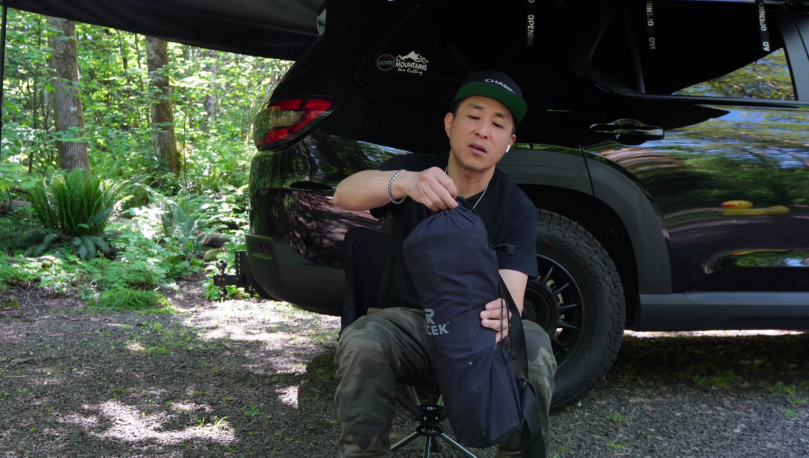 Setting up the chair quickly