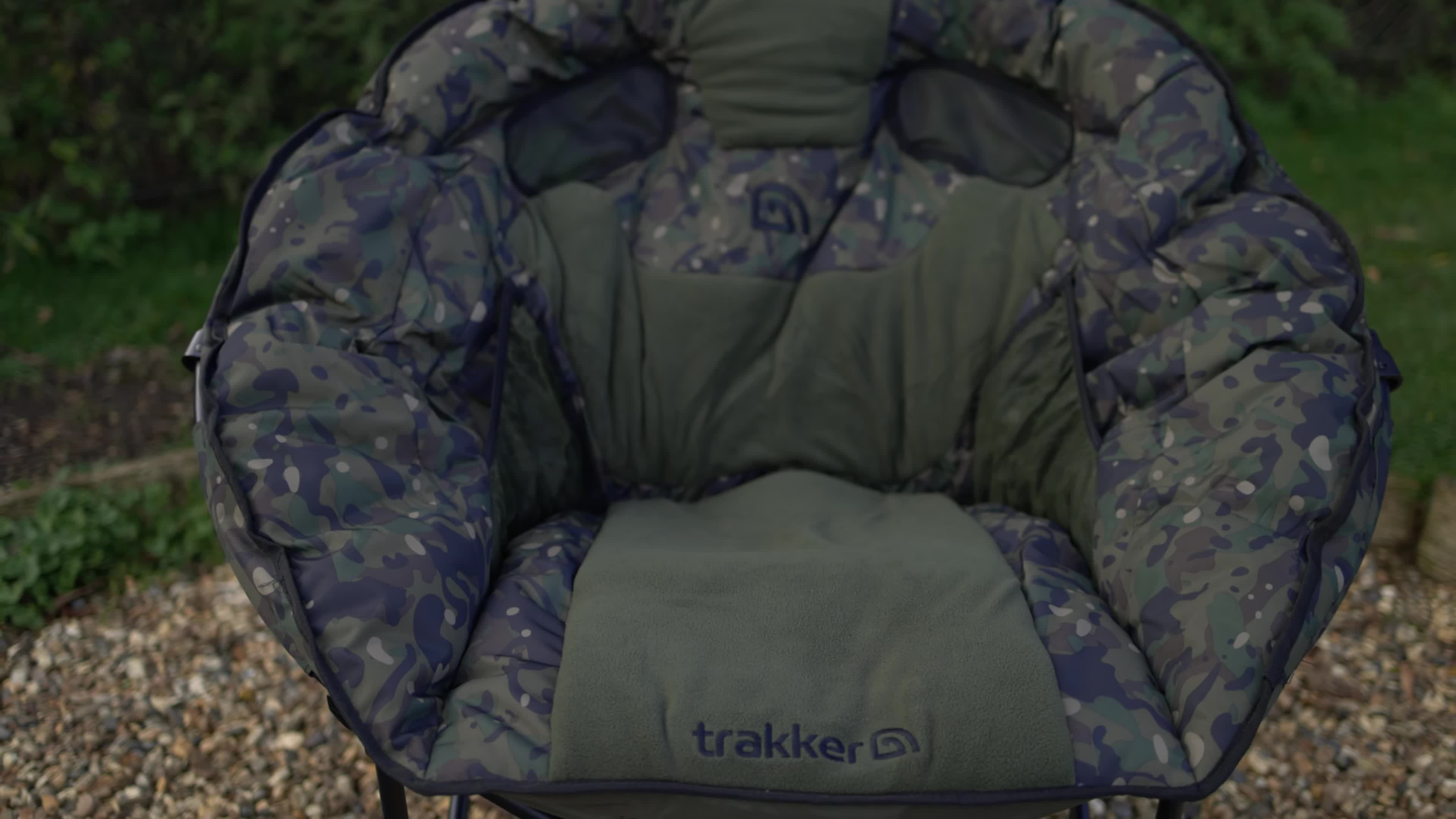 Image depicting someone using the chair during a long fishing session.