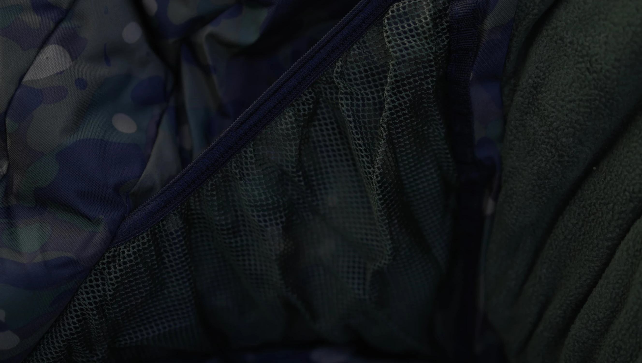 Shot showing the practicality of the mesh pockets.