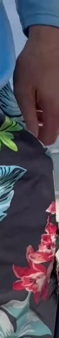 Close-up of the chair's headrest and armrests.