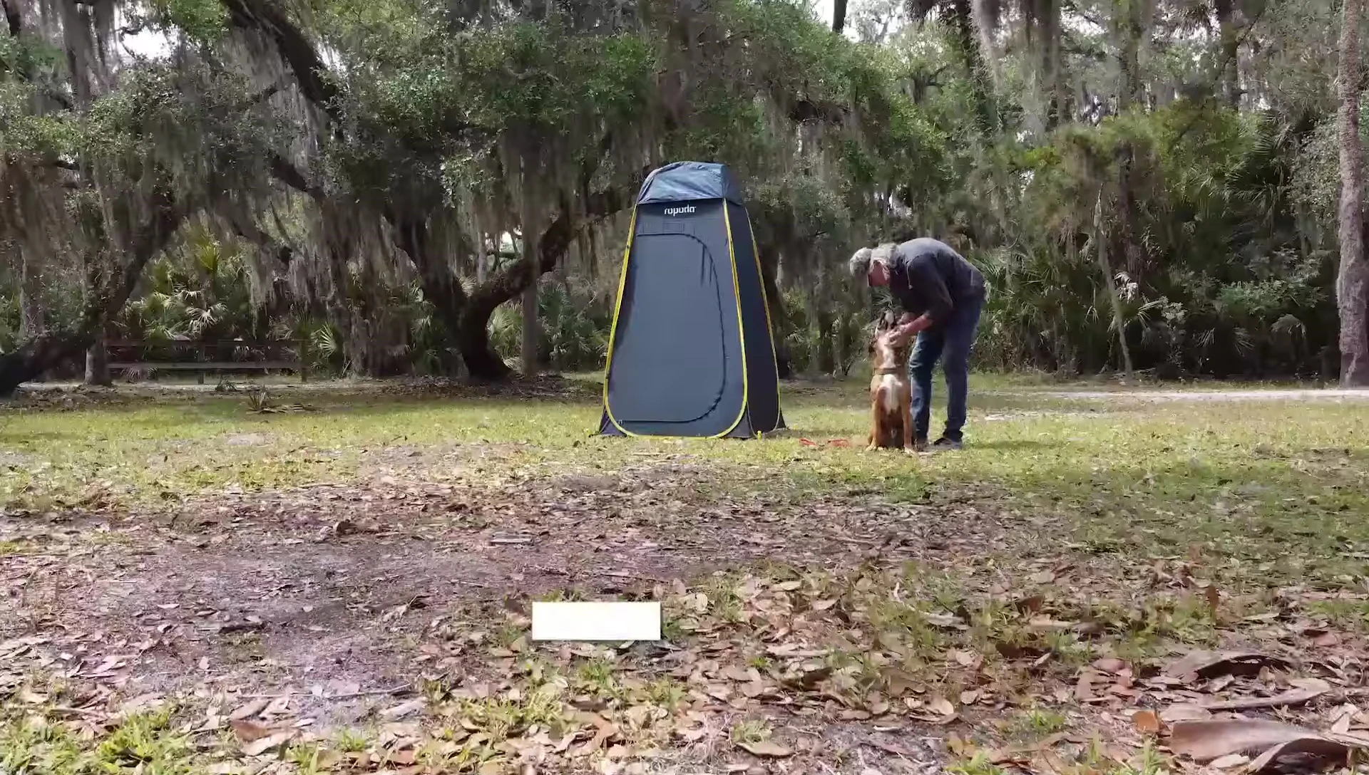 Highlighting the height of the Ropata tent