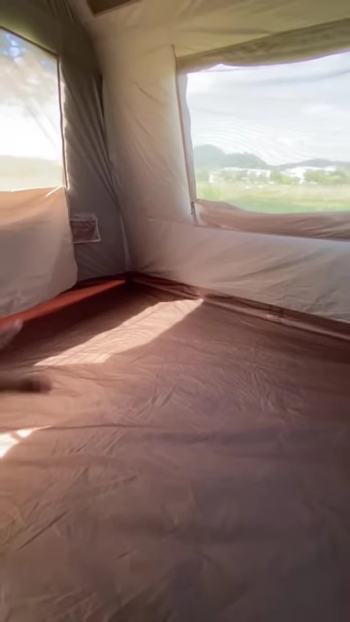 Shot illustrating the space for beds.