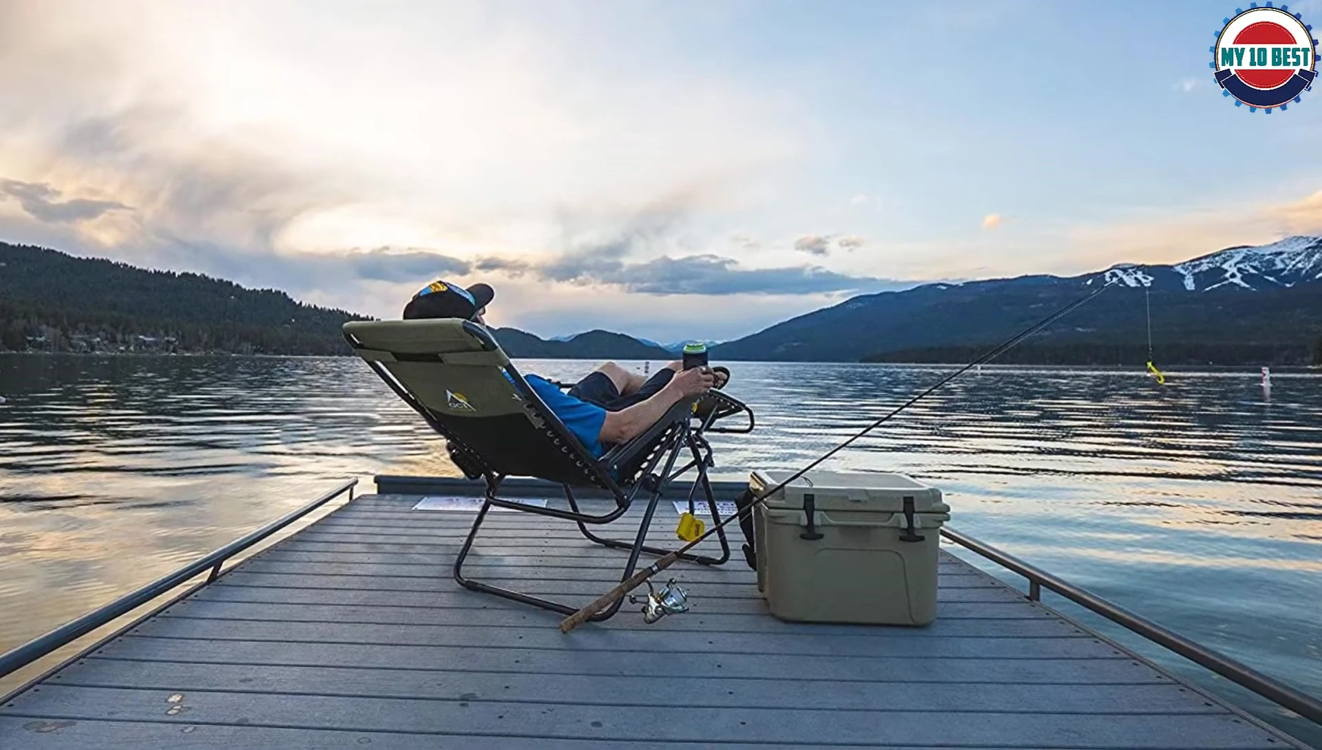 Person relaxing in GCI Zero Gravity Chair