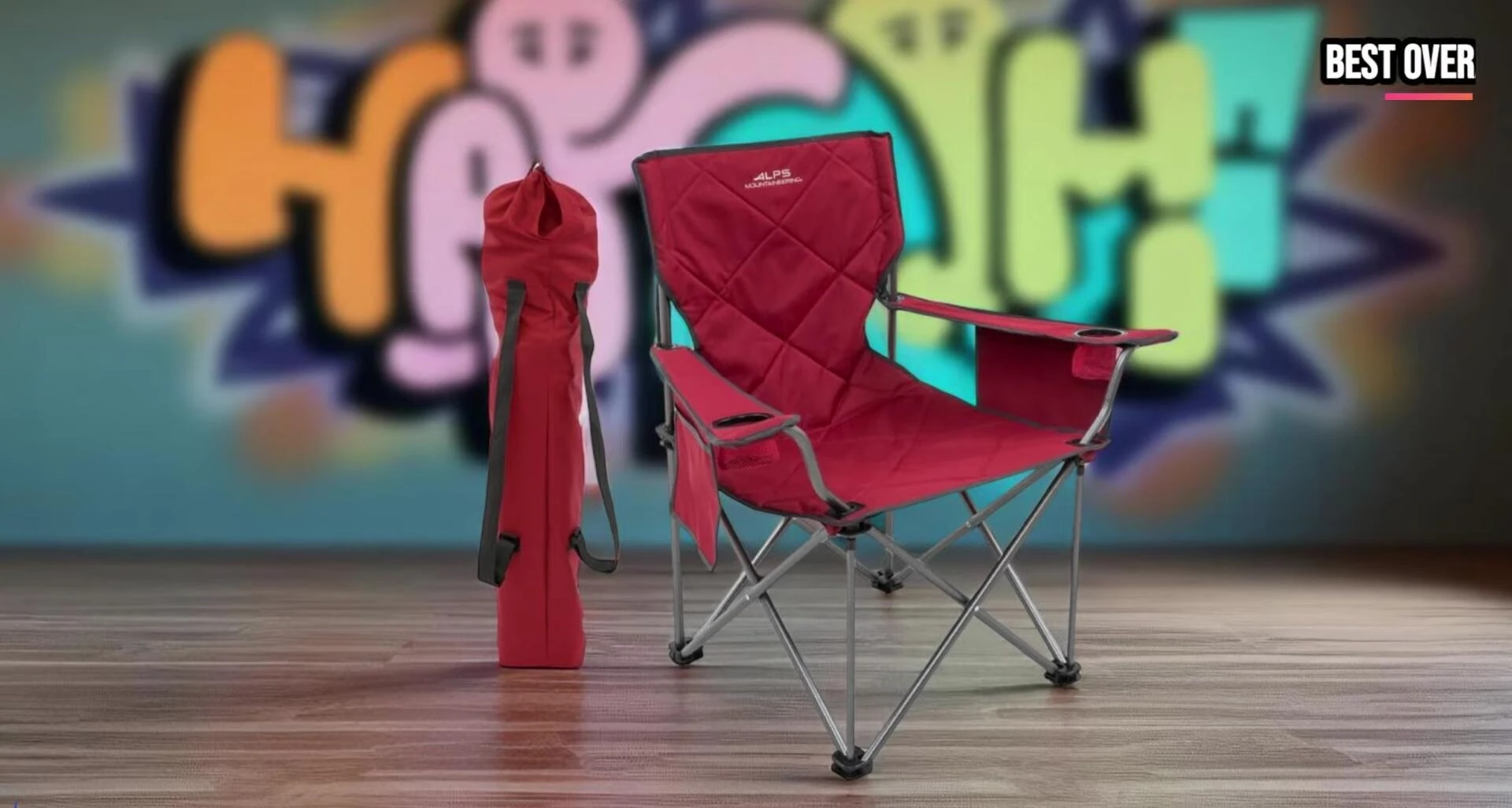 The ALPS Mountaineering King Kong Chair shown unfolded.