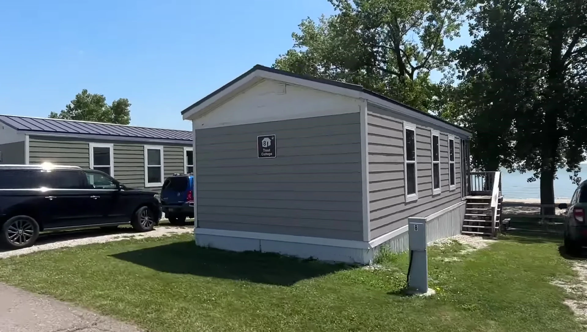 Example of a tent site integrated into RV area