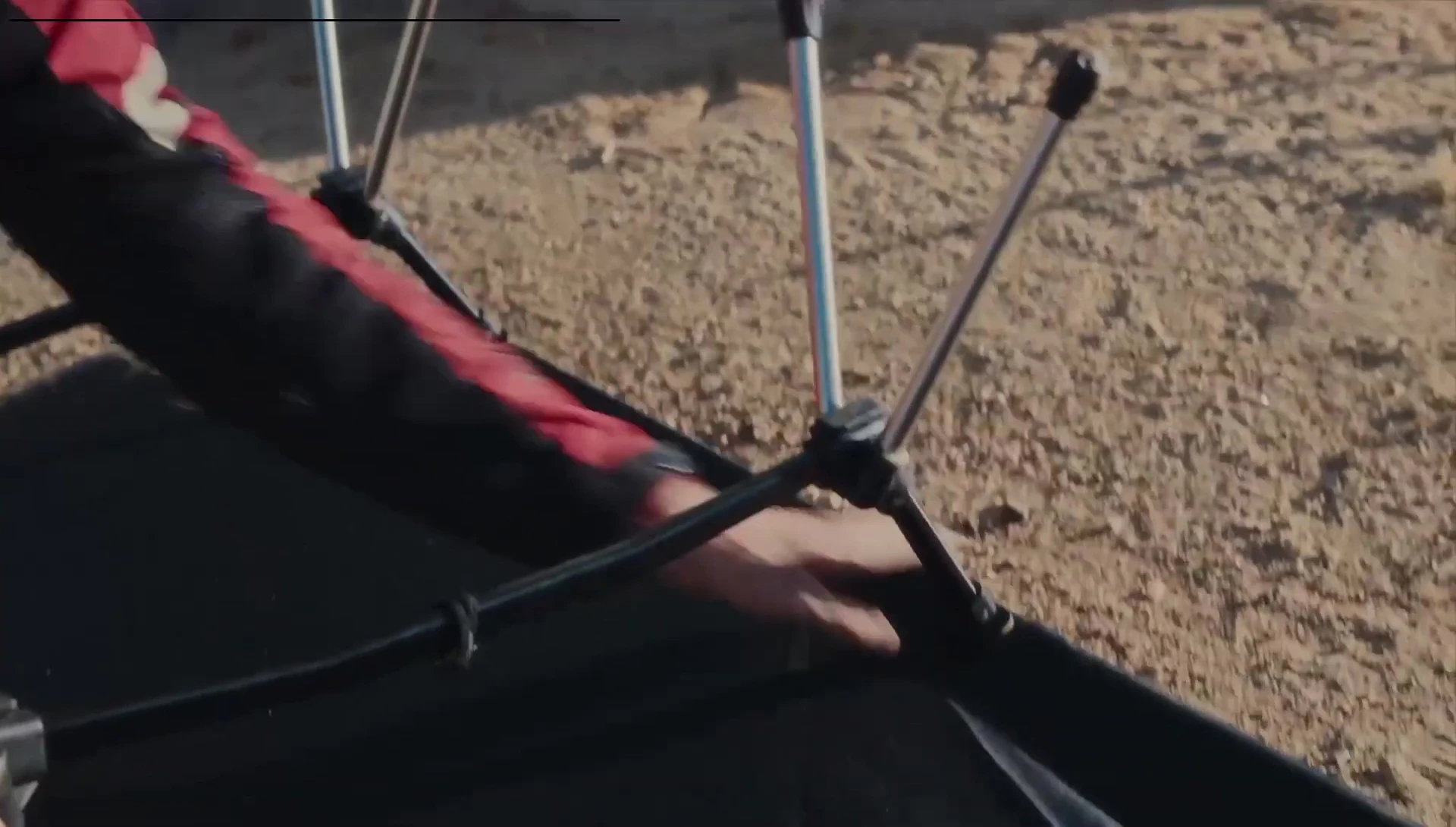 The Night Cat camping cot tent, showcasing its combined cot and tent design.